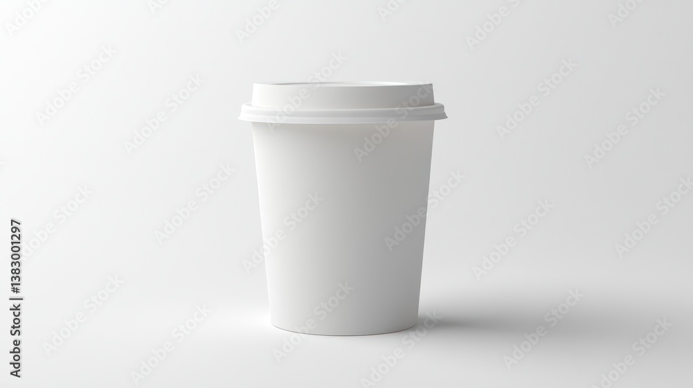 Blank coffee cup, studio mockup, for branding, product display Blank coffee cup, studio mockup, for branding, product display