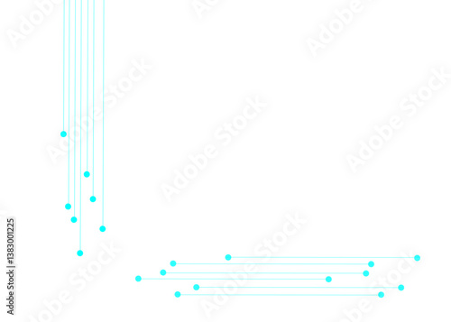 Concept of quantum computer technology, internet, technological science background. 