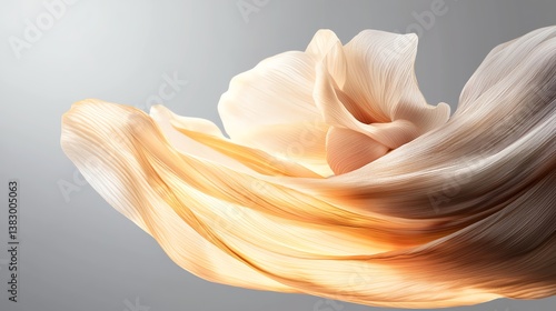 Macro close-up of a orchid, gently swaying in wind, hyper-realistic detail