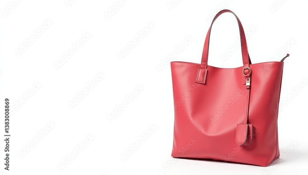 Stylish tote bag, isolated on pure white background, high resolution, object, shopping Stylish tote bag, isolated on pure white background, high resolution, object, shopping