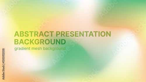 Abstract liquid gradient mesh background set with blended heading. Modern design template for presentation design. Vector illustration.