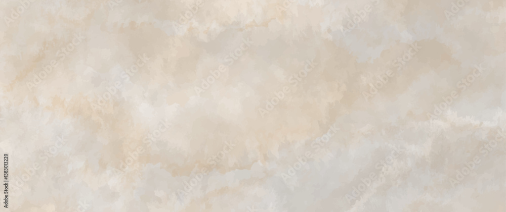 Obraz premium Vector watercolor art background. Old paper. Marble. Stone. Beige watercolor texture for cards, flyers, poster, banner. Stucco. Wall. Brushstrokes and splashes. Painted template for design.