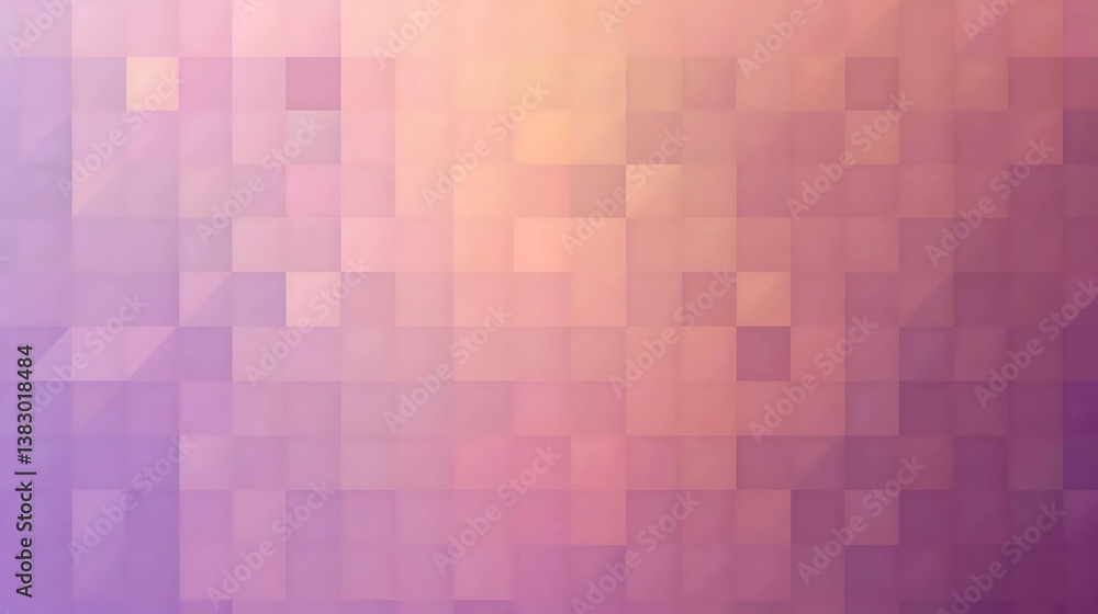 Abstract Pastel Pink and Purple Geometric Mosaic Design Abstract Pastel Pink and Purple Geometric Mosaic Design