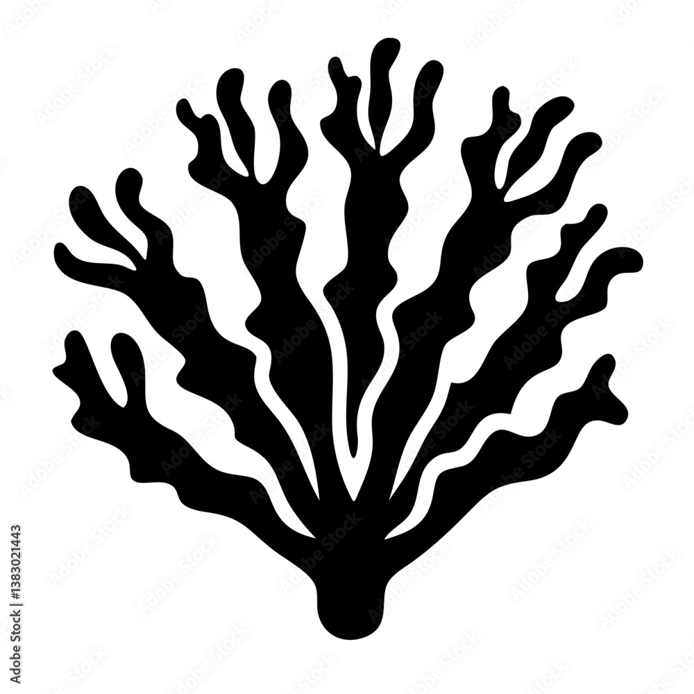 Obraz premium Seaweed silhouettes