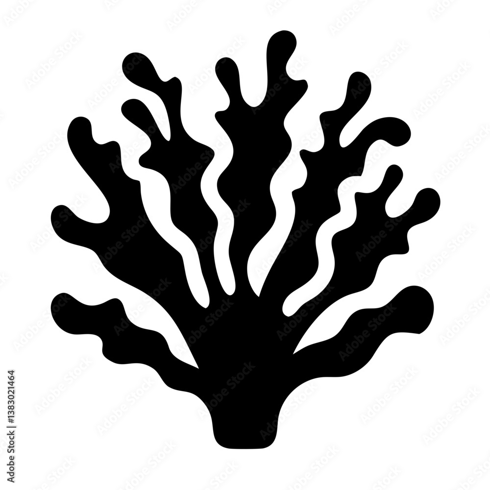 Obraz premium Seaweed silhouettes