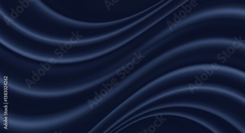 Wallpaper Mural Midnight Silk Undulations AI Generated Torontodigital.ca
