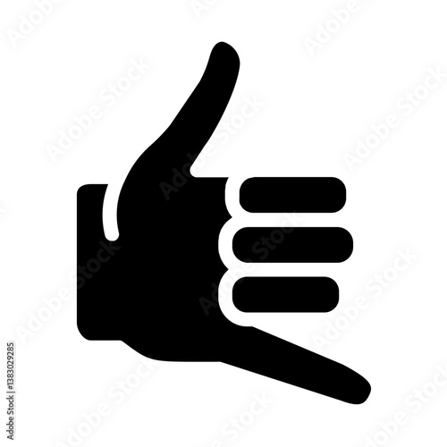 Hand gesture Solid icon