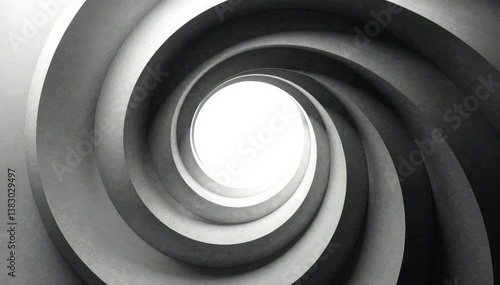 Complex overlapping circles forming a mesmerizing design, monochrome palette, texture, simple