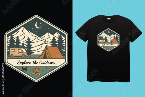 Adventure is calling camper I have to go typography t shirt design.