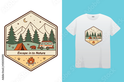 Adventure is calling camper I have to go typography t shirt design.
