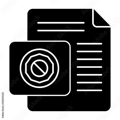 Stop symbol Icon