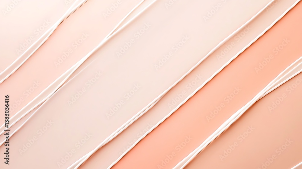 Obraz premium Abstract image of pale peach and cream swatches