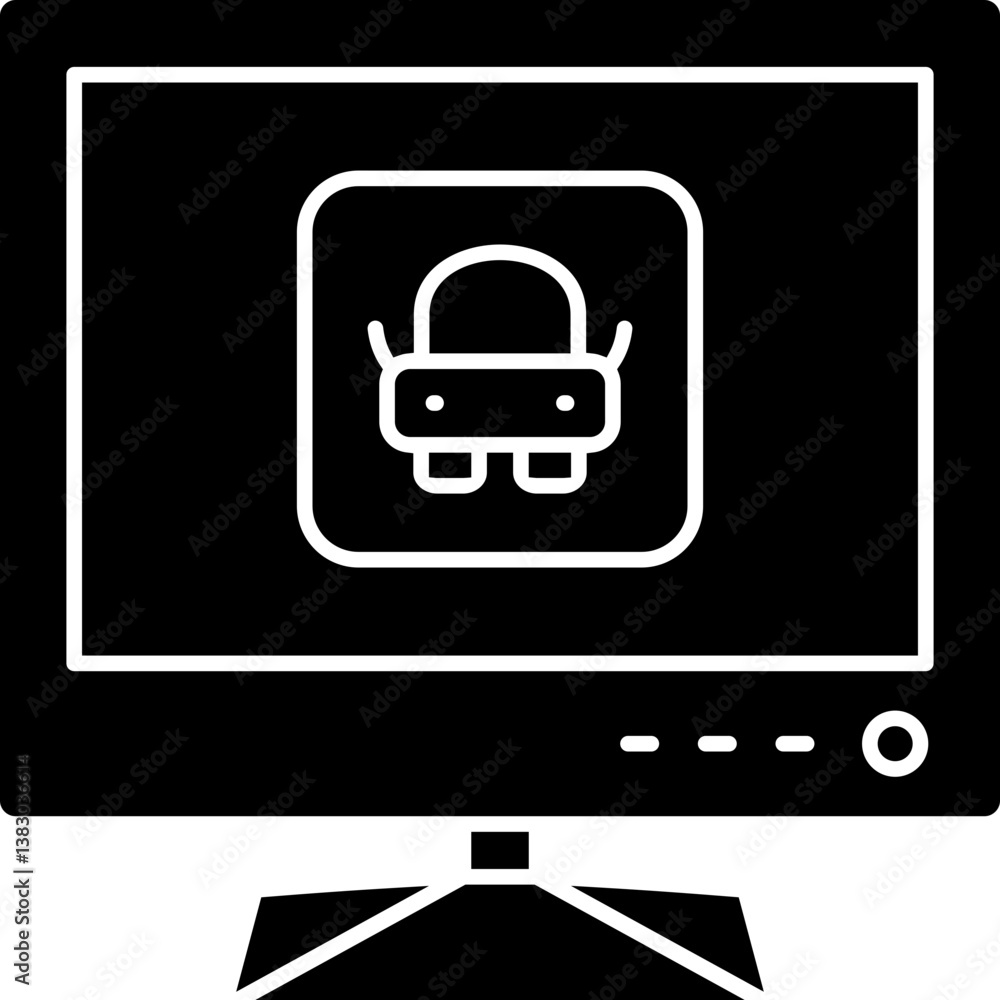 Fototapeta premium Car Icon