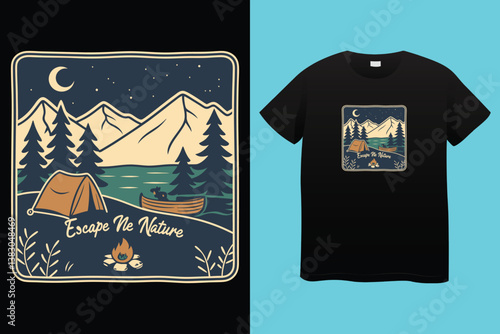 Adventure is calling camper I have to go typography t shirt design .