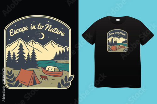 Adventure is calling camper I have to go typography t shirt design .