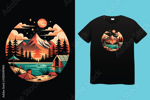 Adventure is calling camper I have to go typography t shirt design .