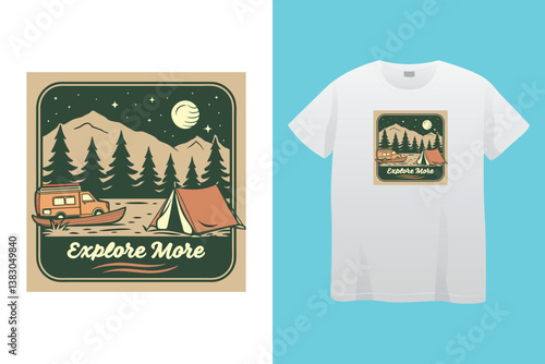 Adventure is calling camper I have to go typography t shirt design .
