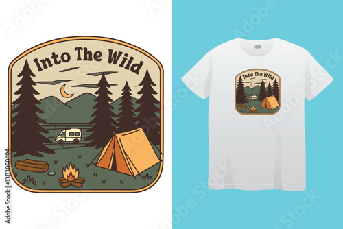 Adventure is calling camper I have to go typography t shirt design .