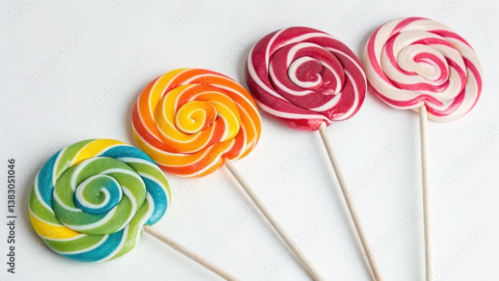 Yummy lollies! Delightful flat-style candy illustrations, colorful and sweet, ideal for sweet shop graphics. Yummy lollies! Delightful flat-style candy illustrations, colorful and sweet, ideal for sweet shop graphics.