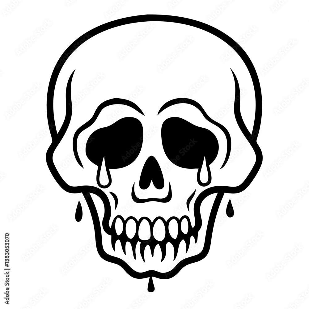 Skull Silhouette Skull Silhouette