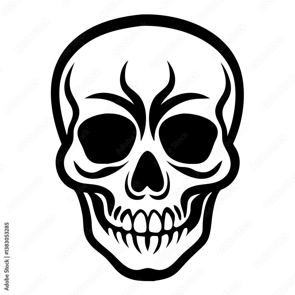 Fototapeta premium Skull Silhouette