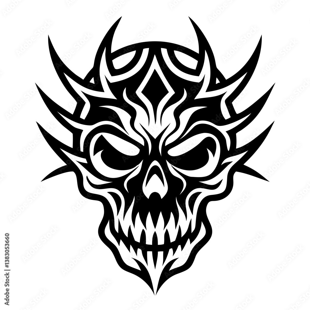 Fototapeta premium Skull Silhouette
