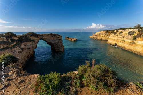 Arco de Albandeira, near Benagil in Algarve, Portugal