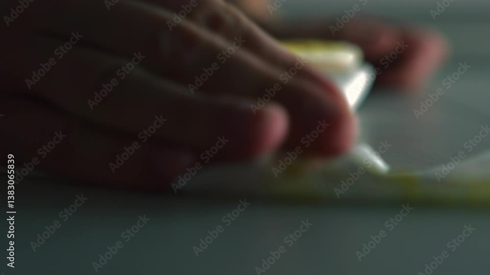 A man wipes a dirty floor with a napkin.
Mustard dripped onto the floor.
Sauce stained the floor and a man wipes dirty laminate in the kitchen.
Dirty laminate in the kitchen.
Kitchen, dirt, sauce, mus A man wipes a dirty floor with a napkin.
Mustard dripped onto the floor.
Sauce stained the floor and a man wipes dirty laminate in the kitchen.
Dirty laminate in the kitchen.
Kitchen, dirt, sauce, mus
