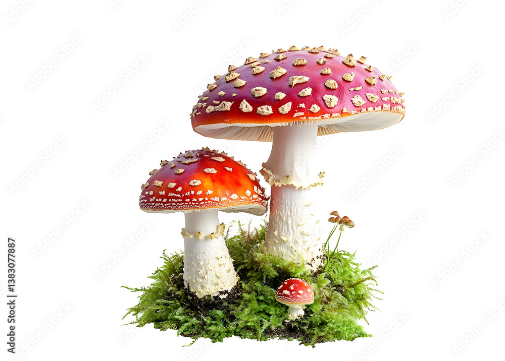 celestial mystical boho mushrooms magic mushroom isolated on white background PNG. celestial mystical boho mushrooms magic mushroom isolated on white background PNG.