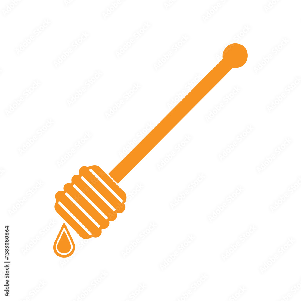 Honey Dipper vector illustration Honey Dipper vector illustration