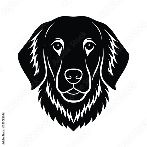 Golden Retriever vector silhouette