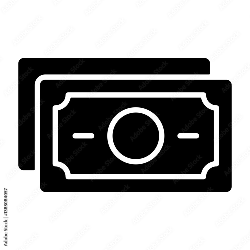 Cash Solid Style Icon Cash Solid Style Icon