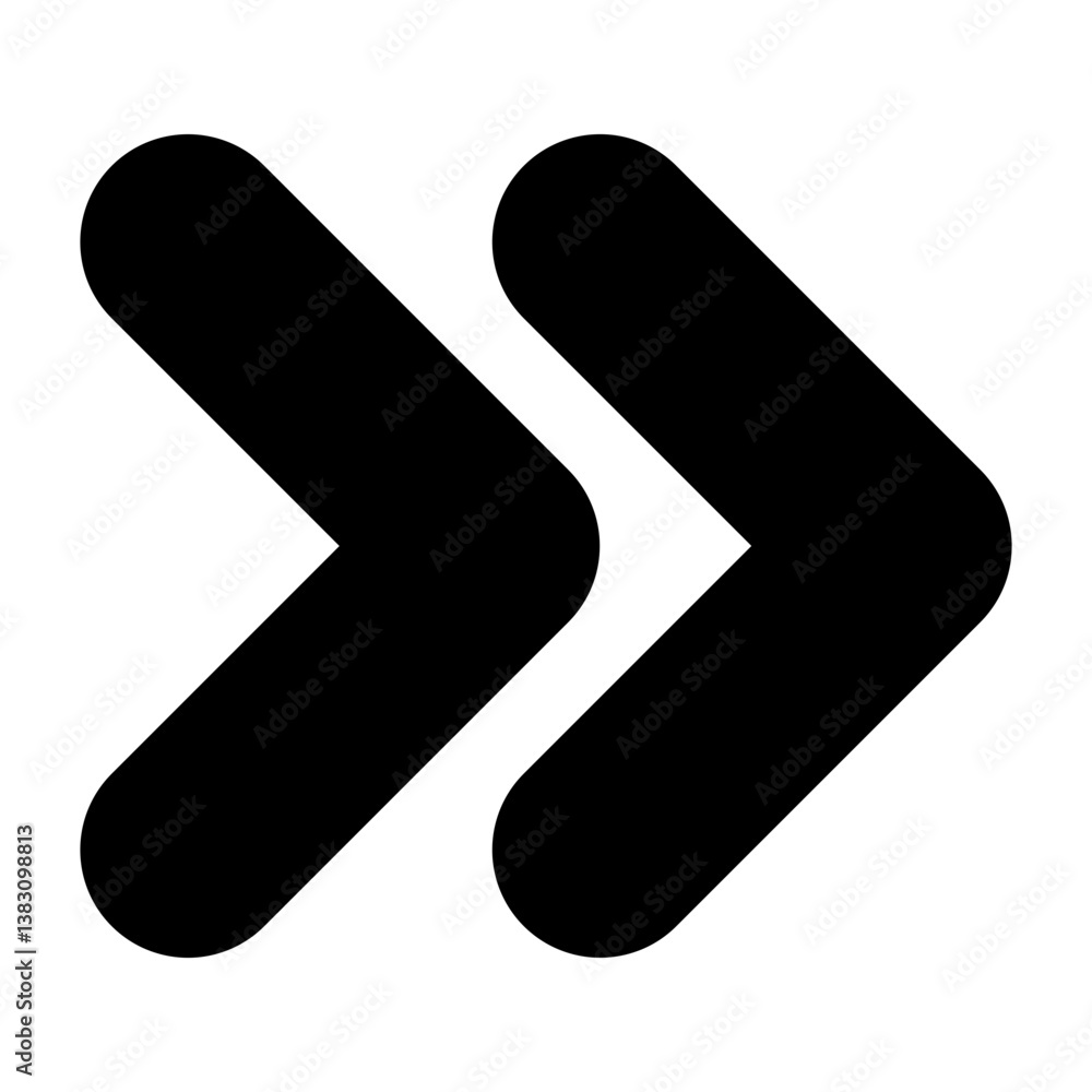 Chevron Double Right Icon Chevron Double Right Icon