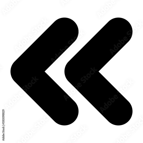 Chevron Double Left Icon