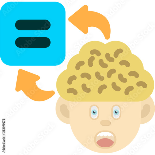 Equal Think In Mind Icon