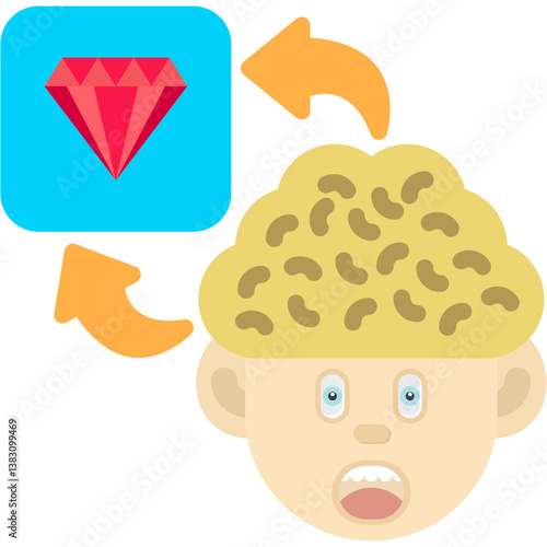 Diamond Think In Mind Icon