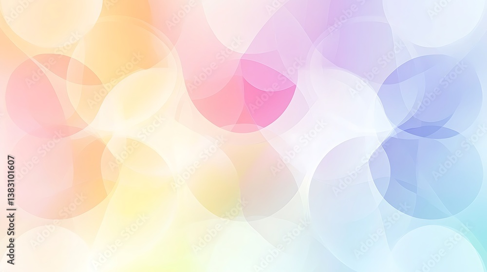 Pastel Circles Abstract Background Design Pastel Circles Abstract Background Design