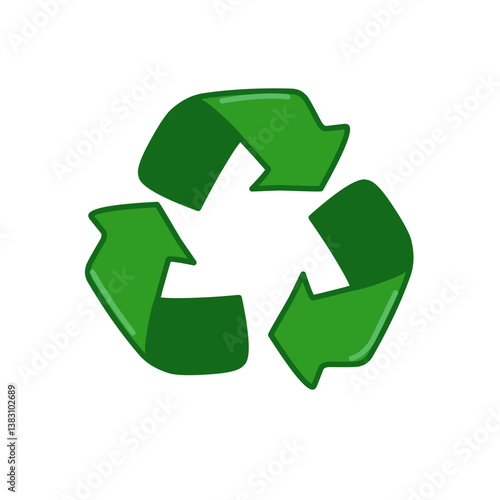 green recycle symbol