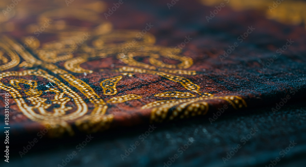 Abstract Batik Fabric Texture Abstract Batik Fabric Texture