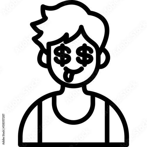Greed Boy Icon