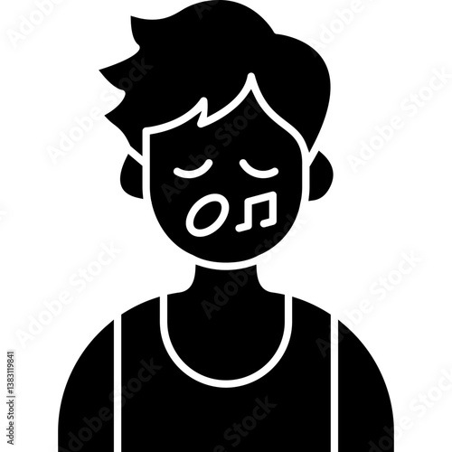 Singing Boy Icon