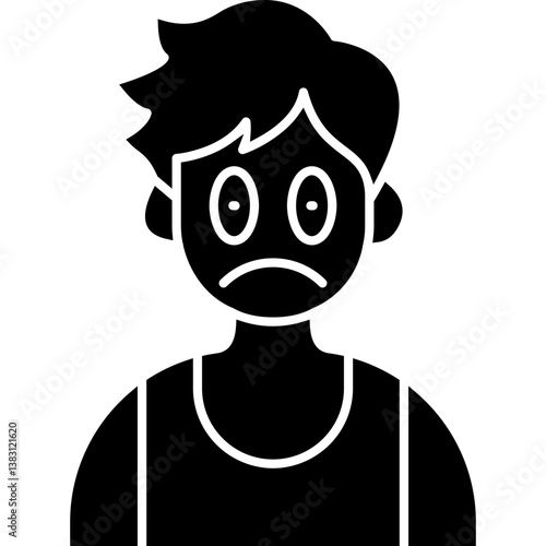 Flushed Boy Icon