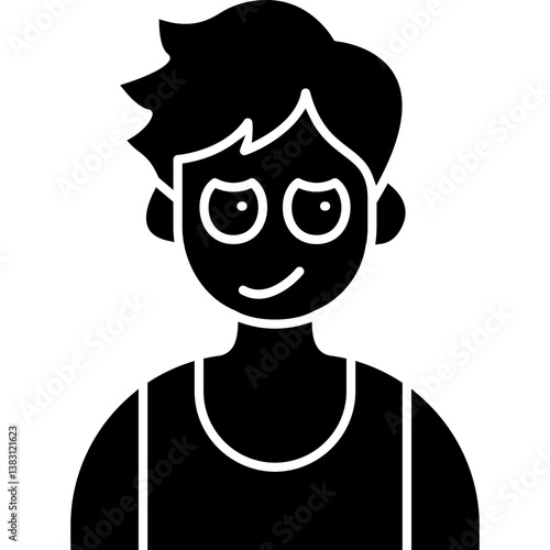 Boy With Rolling Eyes Icon