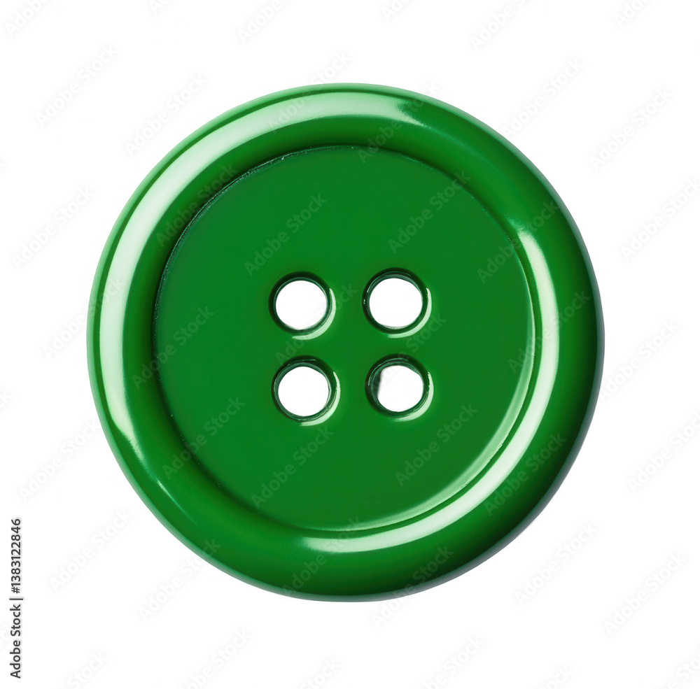 Green button isolated on a white background, png Green button isolated on a white background, png