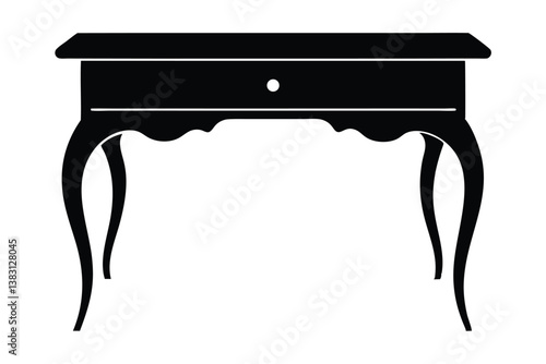 vintage wooden table
