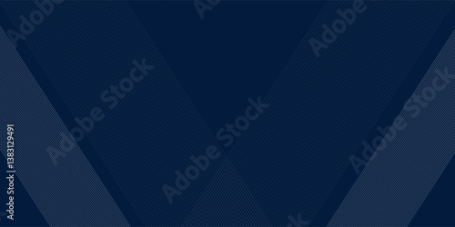 Premium background design with diagonal dark blue line pattern. Vector horizontal template for digital lux business banner, formal invitation, luxury voucher