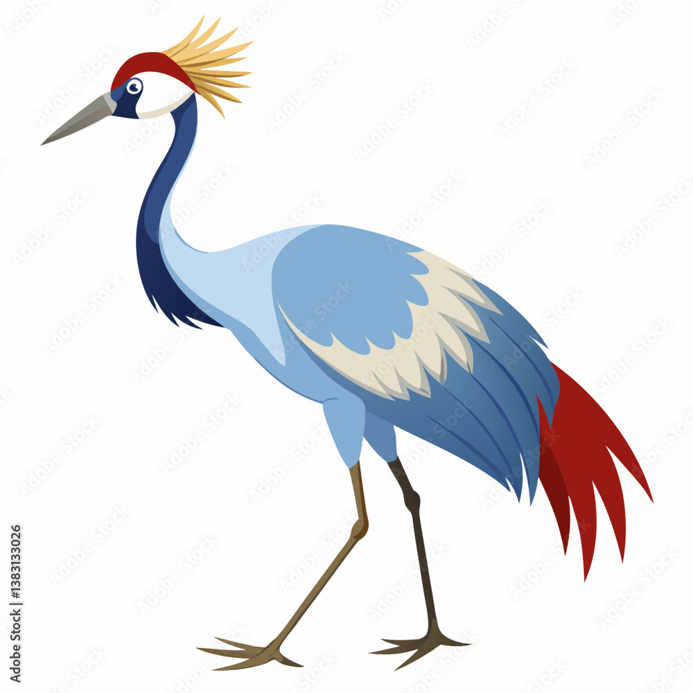 Obraz premium heron isolated on white