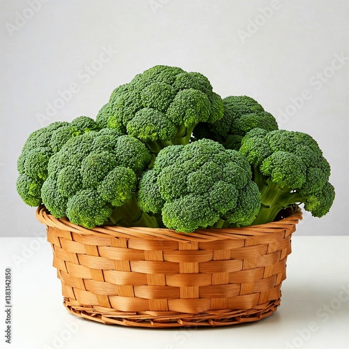 broccoli in a basket