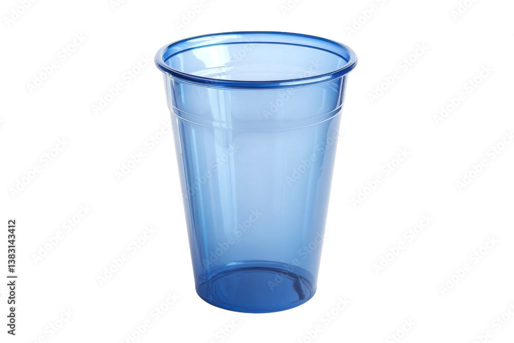 A vibrant blue cup waiting for a refreshing drink on a sunny day for summer gatherings A vibrant blue cup waiting for a refreshing drink on a sunny day for summer gatherings