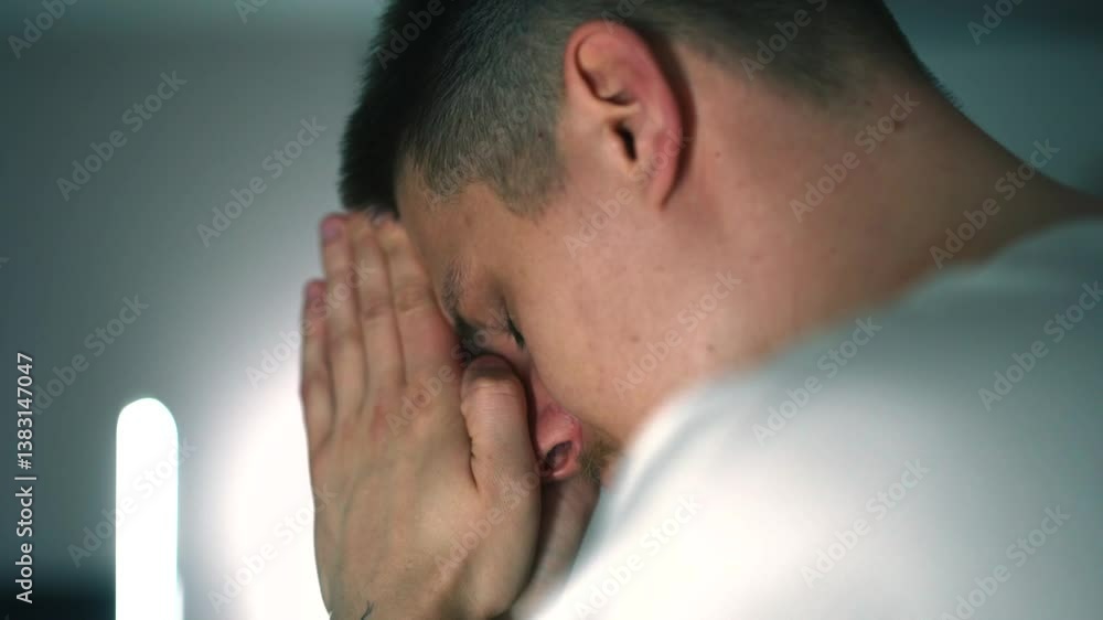 A religious man turns to the Lord God for help.
Asking for help from God.
Faith in Jesus the Savior.
Religious holiday.
Morning prayer A religious man turns to the Lord God for help.
Asking for help from God.
Faith in Jesus the Savior.
Religious holiday.
Morning prayer